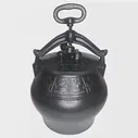 Афганский казан черный, алюминиевый, 10л.