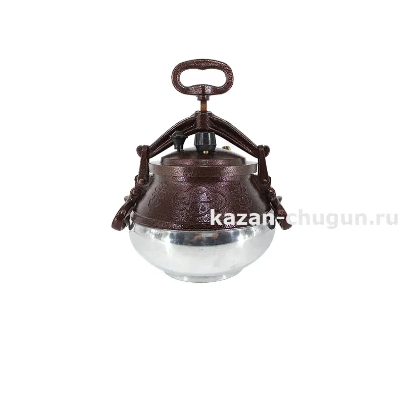 Афганский казан на 5 литров никель