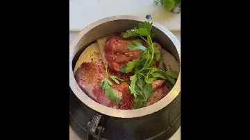 Мясо в Афганском казане с овощами и тонким лавашом 🔥
