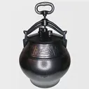 Афганский казан черный, алюминиевый, 20л.