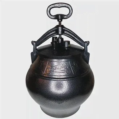 Афганский казан черный, алюминиевый, 20л.-0